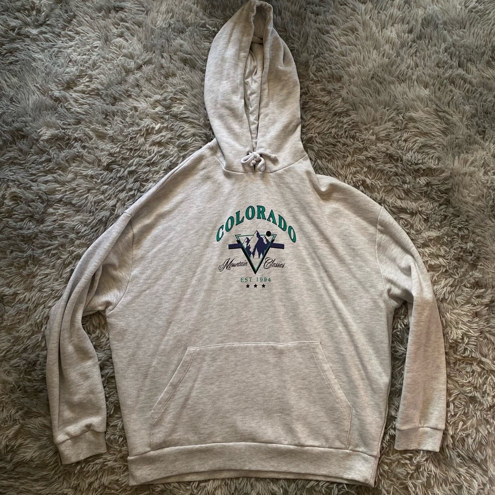 Colorado Vintage Light Grey Hoodie